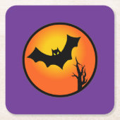 ハロウィンのコースター スクエアペーパーコースター (正面)