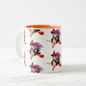 ハロウィンのコーヒー・マグ ツートーンマグカップ (正面左)