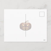 ハロウィンのゴシック・ガーゴイルが シーズンポストカード (裏面)