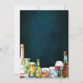 ハロウィンのゴーストカクテル 招待状 (裏面)