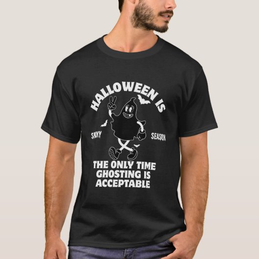 ハロウィンのゴースト化 Tシャツ (正面)