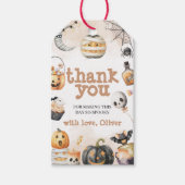 ハロウィンのサンキュータグ ギフトタグ (正面)