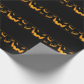 ハロウィンのジャックOランタン ラッピングペーパー (角)