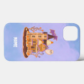 ハロウィンのジンジャーブレッドハウスをカスタマイズ Case-Mate iPhoneケース (裏面 (横))
