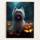 ハロウィンのスカイテリアとかぼちゃの怖い  プランナー手帳 (正面)