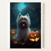 ハロウィンのスカイテリアとかぼちゃの怖い  プランナー手帳 (裏面)