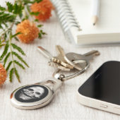 ハロウィンのスカル キーホルダー (側面)