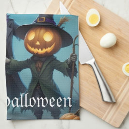ハロウィンのスケアリースイートポテト2個 キッチンタオル