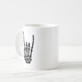 ハロウィンのスケルトンの手 11oz マグカップ (正面左)