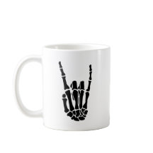 ハロウィンのスケルトンの手 11oz マグカップ