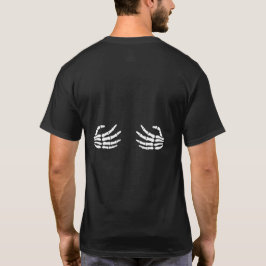 ハロウィンのスケルトンの手Tシャツ｜面白いスプーキーなプ Tシャツ