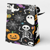 ハロウィンのスケルトン フェイバーボックス (裏面サイド)