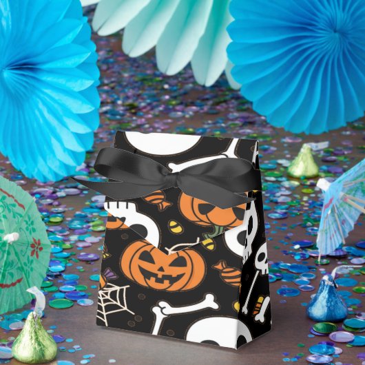 ハロウィンのスケルトン フェイバーボックス (パーティー)