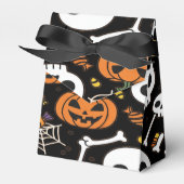 ハロウィンのスケルトン フェイバーボックス (正面サイド)