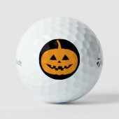 ハロウィンのスパイシーパンプキン ゴルフボール (正面)