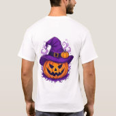 ハロウィンのダンスカウボーイ Tシャツ (裏面)