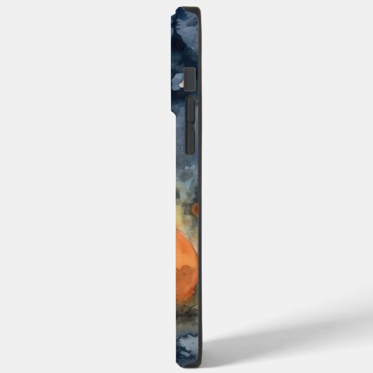 ハロウィンのチェサピークベイテリアとカボチャ Case-Mate iPhoneケース (裏面 / 左)