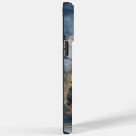 ハロウィンのチェサピークベイテリアとカボチャ Case-Mate iPhoneケース (裏面 / 右)