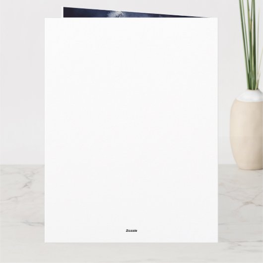 ハロウィンのチワワ パンプキンと一緒に怖い カード (裏面)