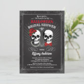 ハロウィンのテーマのブライダルシャワーの招待 招待状 (スタンド正面)