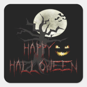 ハロウィンのデザイン2 スクエアシール