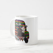 ハロウィンのトラック コーヒーマグカップ (正面左)