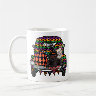 ハロウィンのトラック コーヒーマグカップ