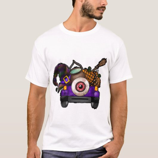 ハロウィンのトラック Tシャツ (正面)