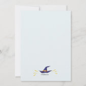 ハロウィンのトリックオアトリート 招待状 (裏面)