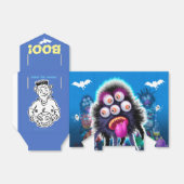 ハロウィンのトリック・オア・トリートモンスターの好意箱 フェイバーボックス (折り畳みなし)