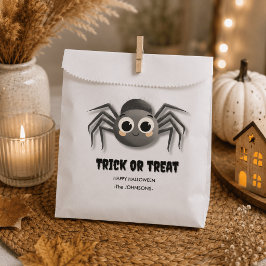 ハロウィンのトリック・オア・トリート – オリジナルスパイダーデザイン フェイバーバッグ
