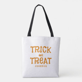 ハロウィンのトリック・オア・トリート パーソナライズ トートバッグ