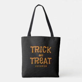 ハロウィンのトリック・オア・トリート パーソナライズ トートバッグ