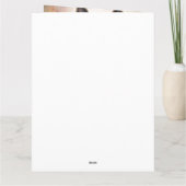 ハロウィンのドイツ牧羊犬とカボチャが怖い カード (裏面)