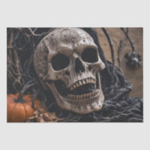 ハロウィンのドクロと魔法