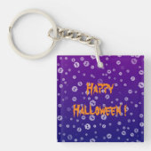 ハロウィンのドクロ キーホルダー (正面)