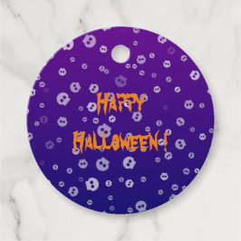 ハロウィンのドクロ フェイバータグ