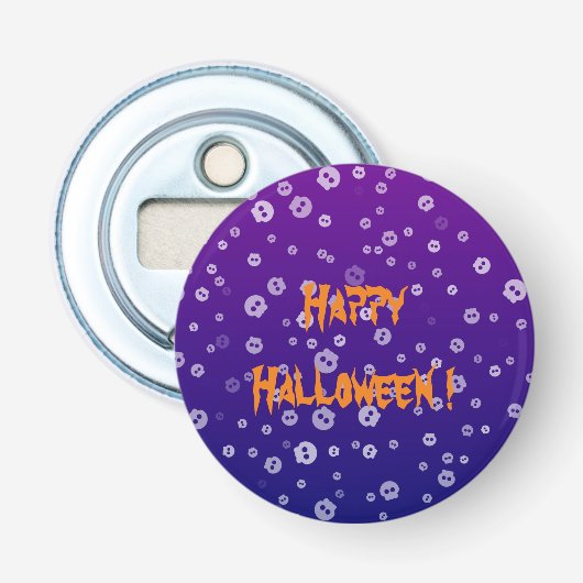 ハロウィンのドクロ 栓抜き (正面)