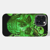 ハロウィンのドクロ #2 iPhoneケース (裏面横)