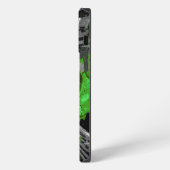ハロウィンのドクロ #4 iPhoneケース (左側面)