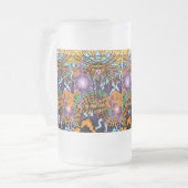 ハロウィンのドラゴンによって曇らされるマグ フロストグラスビールジョッキ (正面左)