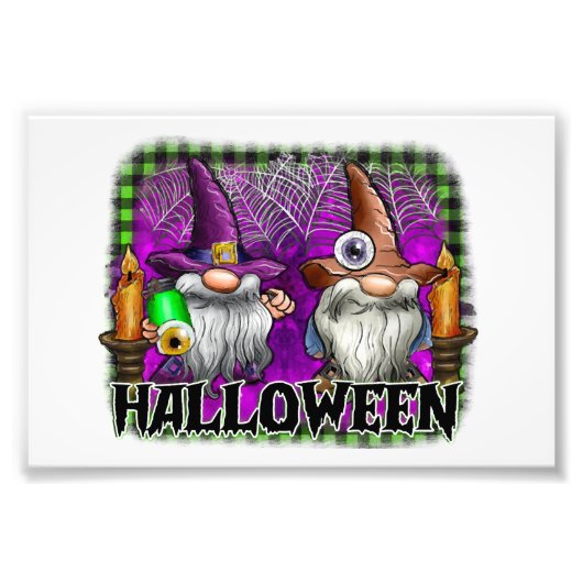 ハロウィンのノーム フォトプリント            (正面)