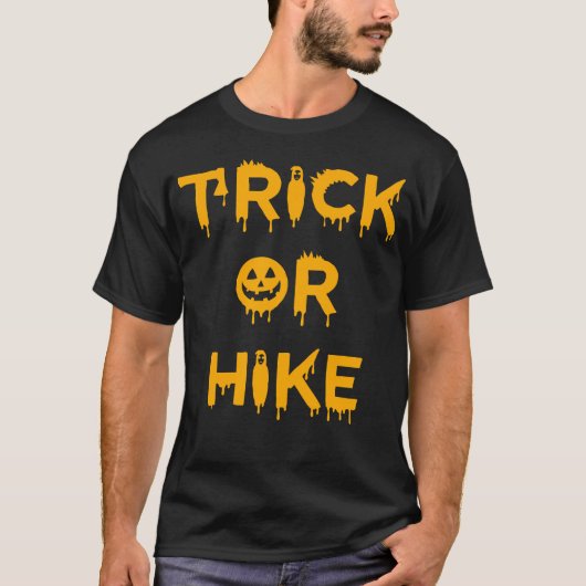 ハロウィンのハイカー ハイキング Tシャツ (正面)