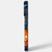 ハロウィンのハバニーズとカボチャの怖いデザイン Case-Mate iPhoneケース (裏面 / 左)