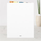 ハロウィンのバセンジーとカボチャの怖いデザイン カード (裏面)