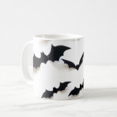 ハロウィンのバットだけ コーヒーマグカップ (正面左)