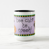 ハロウィンのパグ マグカップ (中央)