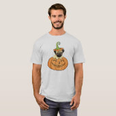 ハロウィンのパグ Tシャツ (正面フル)