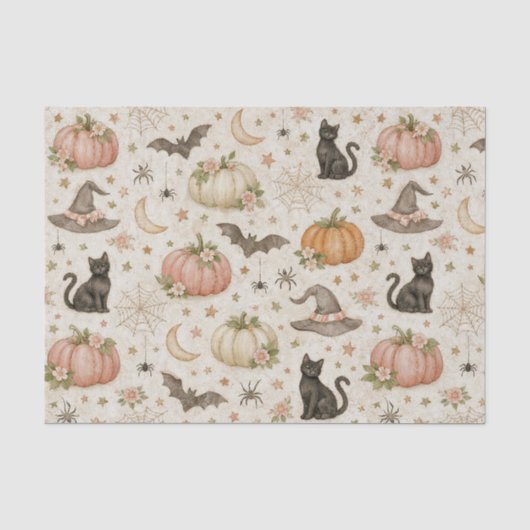 ハロウィンのパステルパンプキン 薄葉紙 (正面)