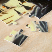 ハロウィンのパズル、魔法使いはハロウィンの間準備します ジグソーパズル (側面)